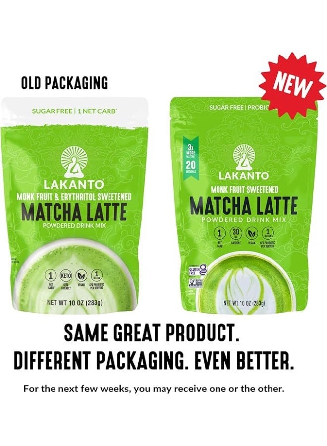 LAKANTO Lacanto, Matcha Latte, Powdered Syrup Mix, 10 oz (283 g) - Image 3